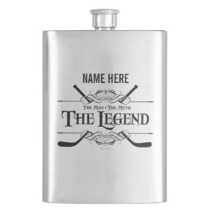 The Legend (Hockey) Hip Flask