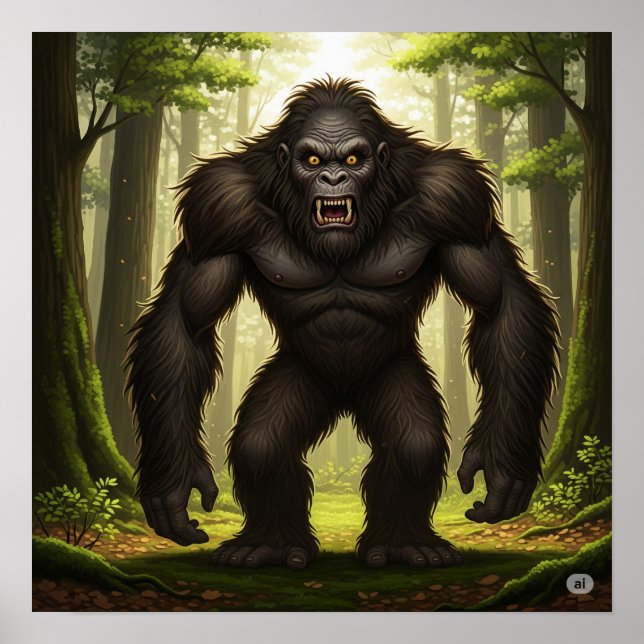 The Legend of Bigfoot Poster (Front)