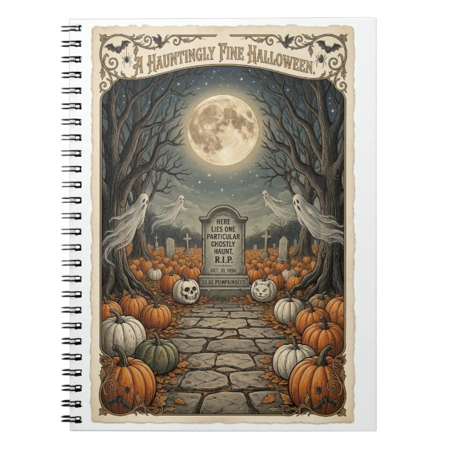 The Legend of Silas Pumpkinseed Notebook (Front)