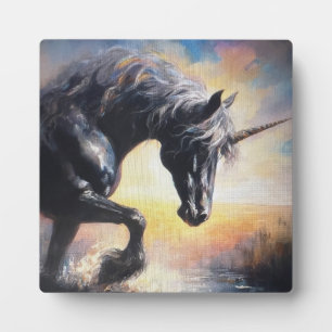 The Legend of the Unicorn Plaque