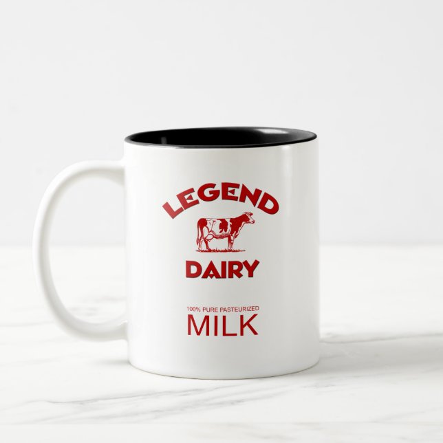 The legendary Legend Dairy Two-Tone Coffee Mug (Left)