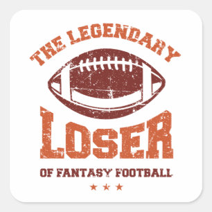 The Legendary Loser Square Sticker