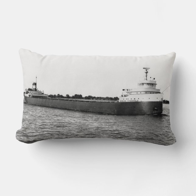The Legendary S.S. Edmund Fitzgerald Lumbar Cushion (Front)