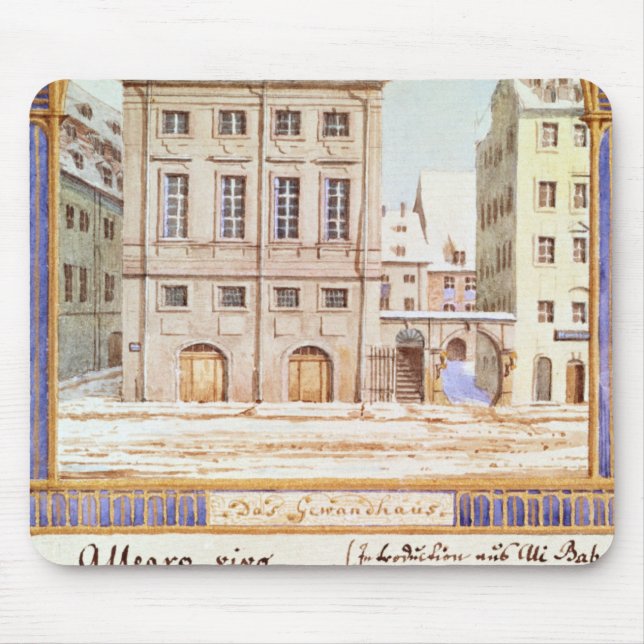 The Leipzig Gewandhaus Mouse Pad (Front)