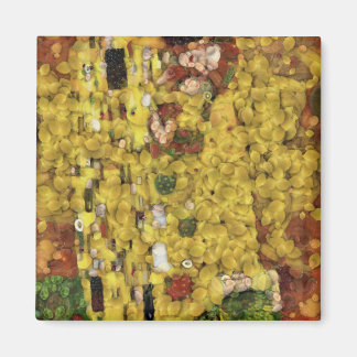 The Lemon Kiss Vegetable Decoupage Spoof Art Magnet