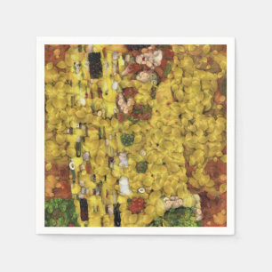 The Lemon Kiss Vegetable Decoupage Spoof Art Napkin