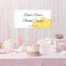 The Lemon Spritz Bridal Shower Custom Party Sign