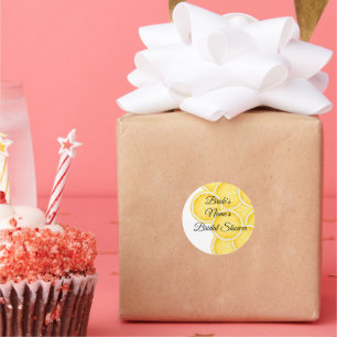 The Lemon Spritz Bridal Shower Custom Sticker