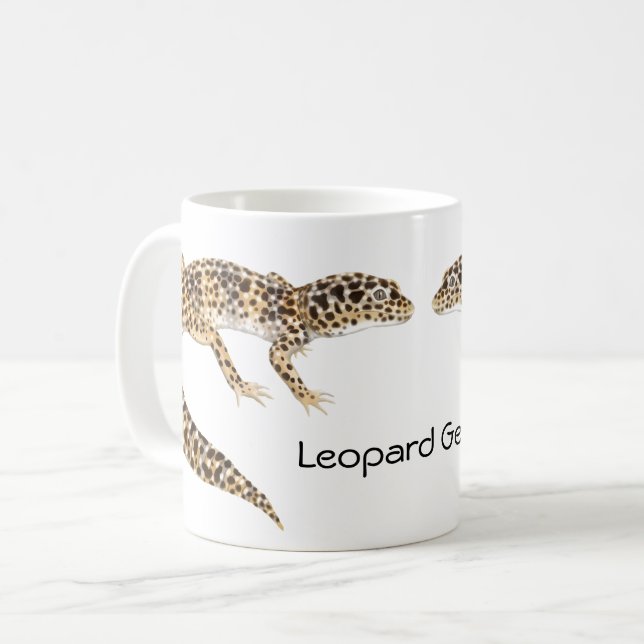 The Leopard Gecko Mug (Front Left)
