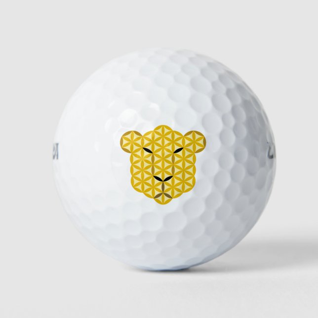 The Leopard Of Life - Sacred Animals 01. Golf Balls (Front)