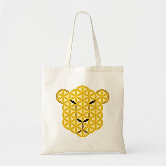 The Leopard Of Life - Sacred Animals 01. Tote Bag (Front)
