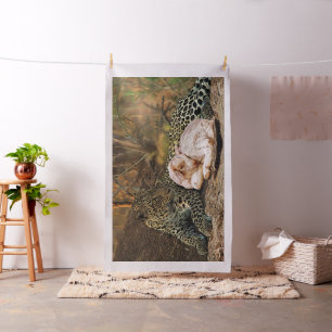 The leopard shall lie down with the lamb-Isaiah 11 Fabric