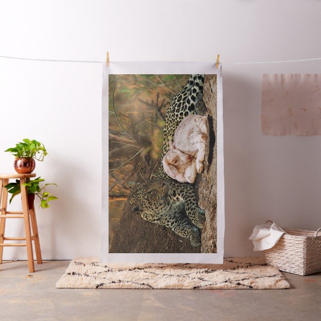 The leopard shall lie down with the lamb-Isaiah 11 Fabric (In Situ)