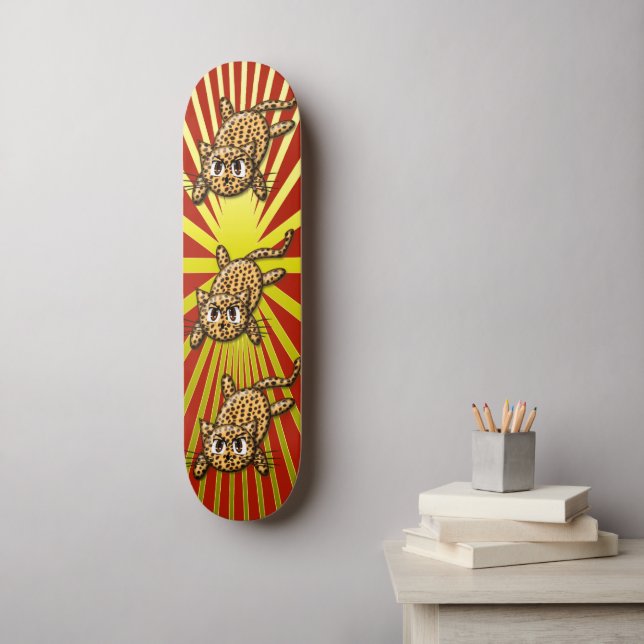 The Leopard's Pride Skateboard (Wall Art)
