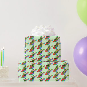 THE LEPRECHAUN'S RAINBOW  WRAPPING PAPER
