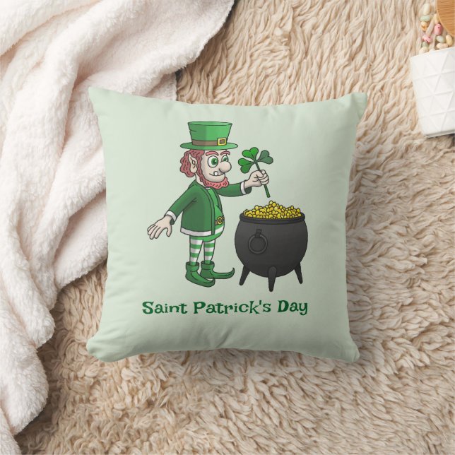 The Leprechauns St. Patrick's Day Celebration Cushion (Blanket)