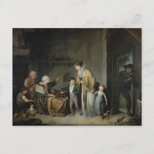 The Lesson in Charity Postcard