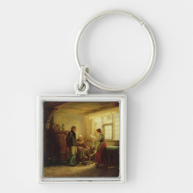 The Letter, 1869 Key Ring (Front)