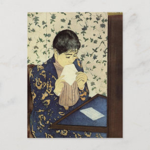 The Letter by Mary Cassatt Postcard