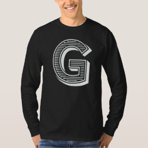 The Letter G Fun Big and Bold for Events Family Te T-Shirt