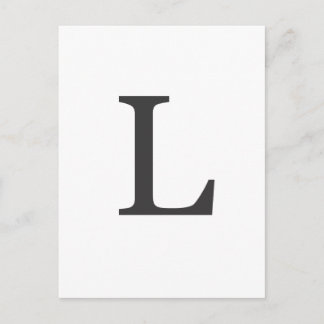"the letter L" Postcard