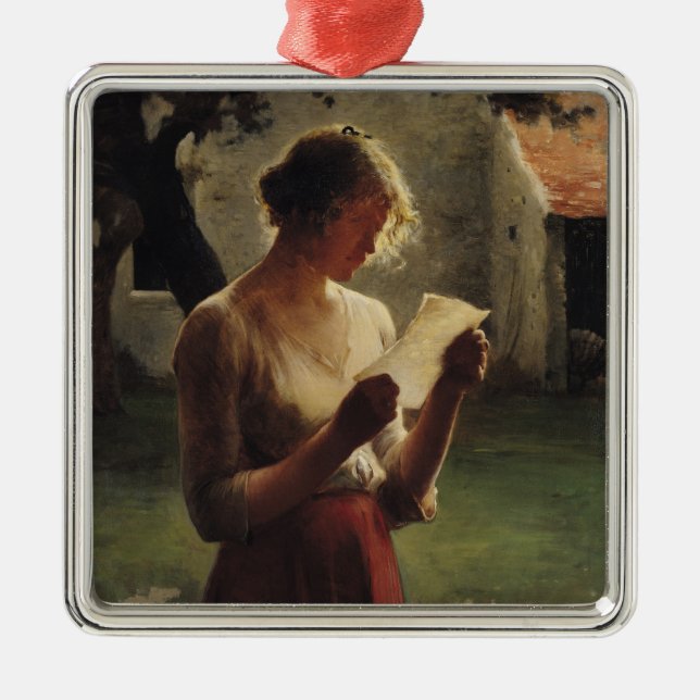 The Letter Metal Tree Decoration (Front)