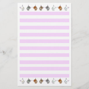 The letter paper of the cats
