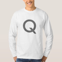 The Letter 'Q' Long Sleeve Performance Shirt