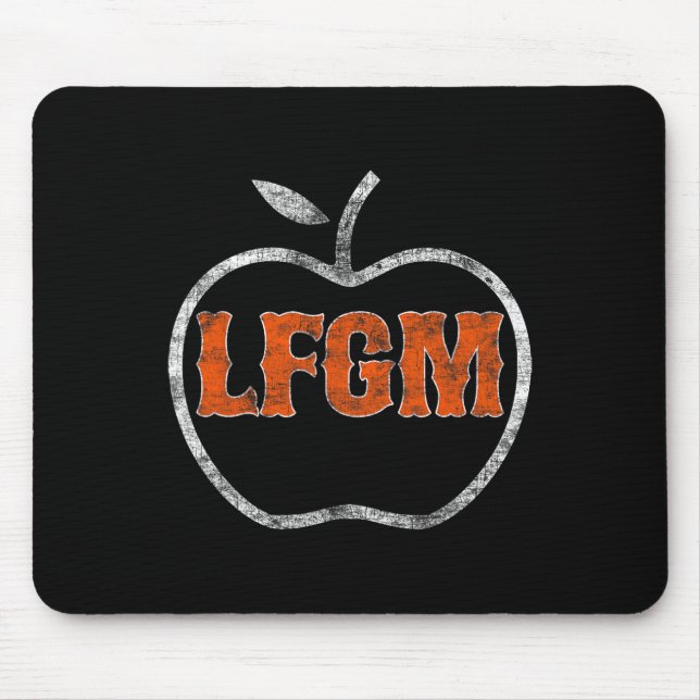 The Lfgm T - Baseball  Mouse Pad (Front)