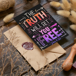 The Liberating Truth Postcard