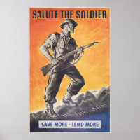 The Liberator. Reprint of British wartime poster.