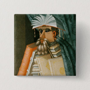 The Librarian 15 Cm Square Badge