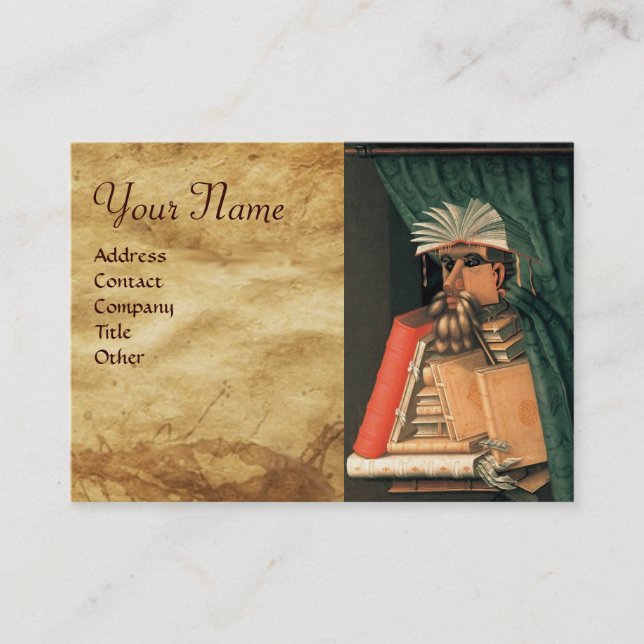 THE LIBRARIAN MONOGRAM BUSINESS CARD (Front)