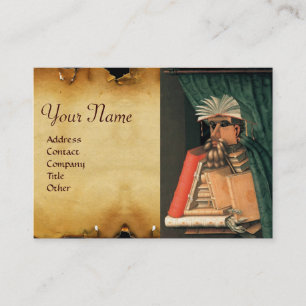 THE LIBRARIAN MONOGRAM BUSINESS CARD