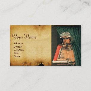 THE LIBRARIAN MONOGRAM BUSINESS CARD