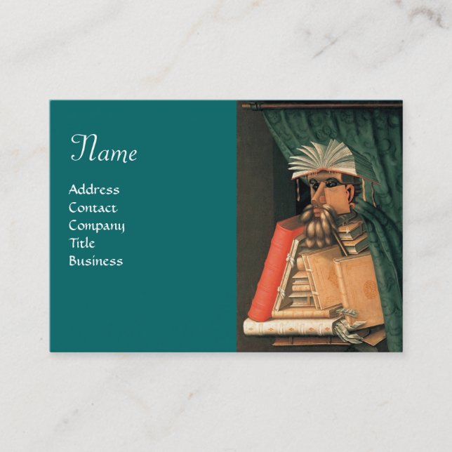 THE LIBRARIAN MONOGRAM BUSINESS CARD (Front)