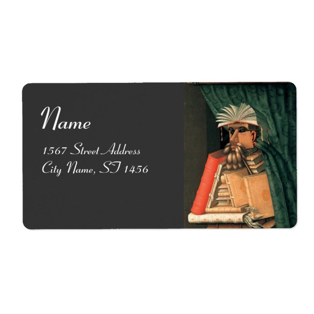 THE LIBRARIAN MONOGRAM,grey (Front)