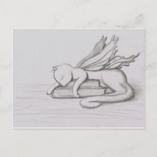 The Librarian Postcard