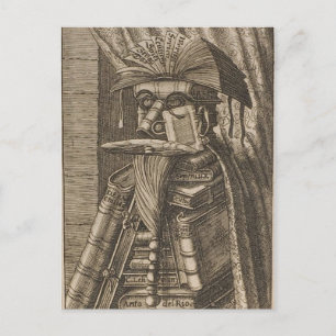 The Librarian Postcard