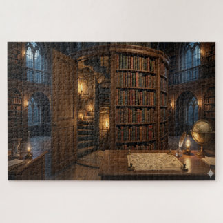 The Librarian’s Secret: The Hidden Passage Jigsaw Puzzle