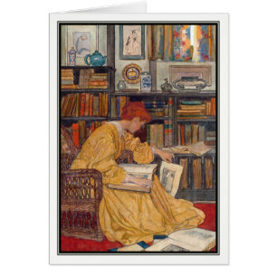 The Library by Elizabeth Shippen Green