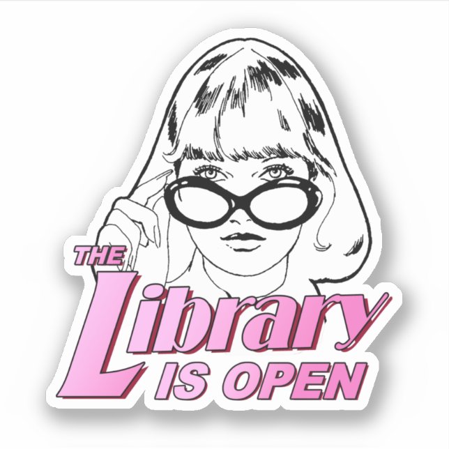 The library is open (Front)