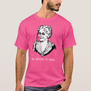 The library is open T-Shirt
