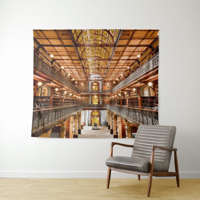 the library tapestry (In Situ (Horizontal))