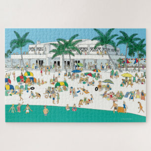 The Lido Beach 20x30 Jigsaw Puzzle
