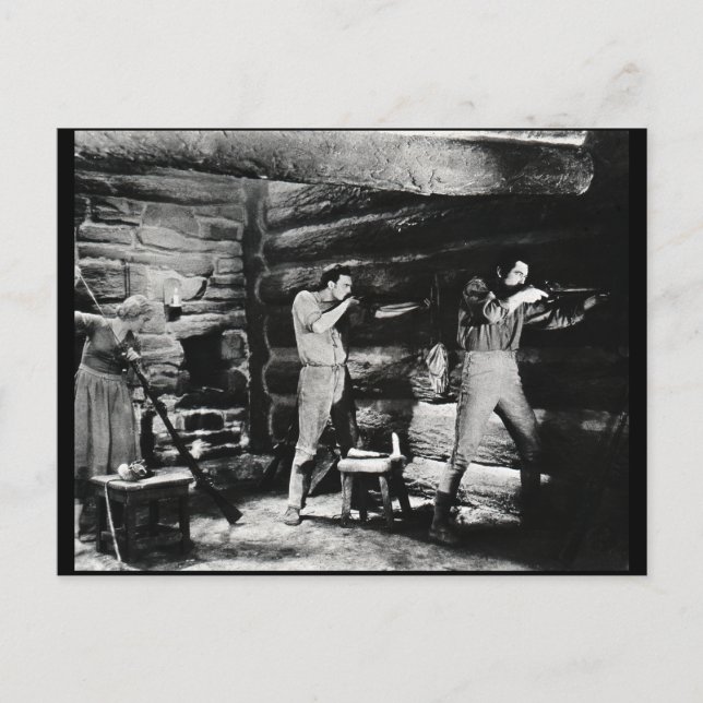 The Life and Times of Daniel Boone Postcard (Front)