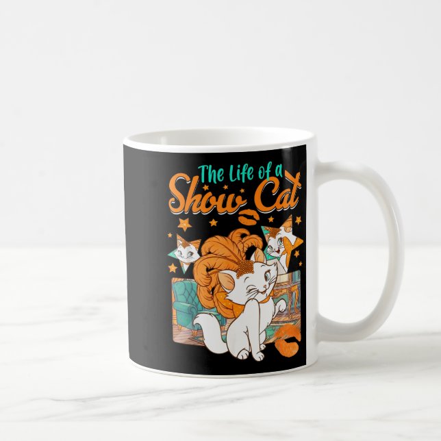 The Life Of A Show Cat Girl For Men Women  Coffee Mug (Right)