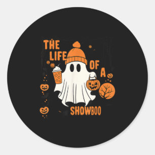 The Life Of A Showboo Halloween Costume Bow Boo Gi Classic Round Sticker