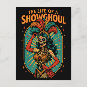 The Life of a Showghoul  Holiday Postcard