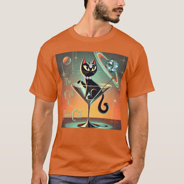 The Life Of A Showgirl Cat T-Shirt (Front)